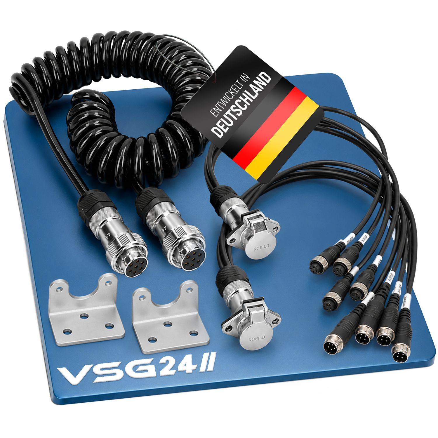 VSG24 Zugfahrzeug & Anhänger Set ELITE | 4 Kameras