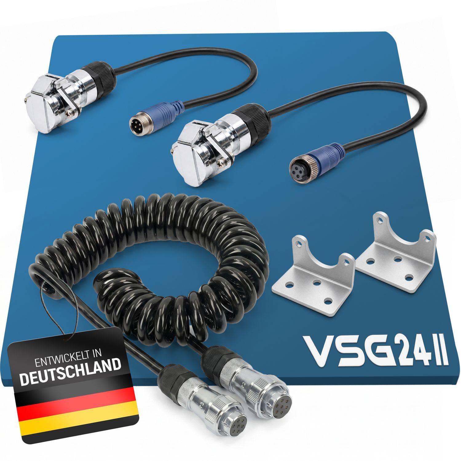 VSG24 Zugfahrzeug & Anhänger Set ELITE | 2 x 0,5 Meter