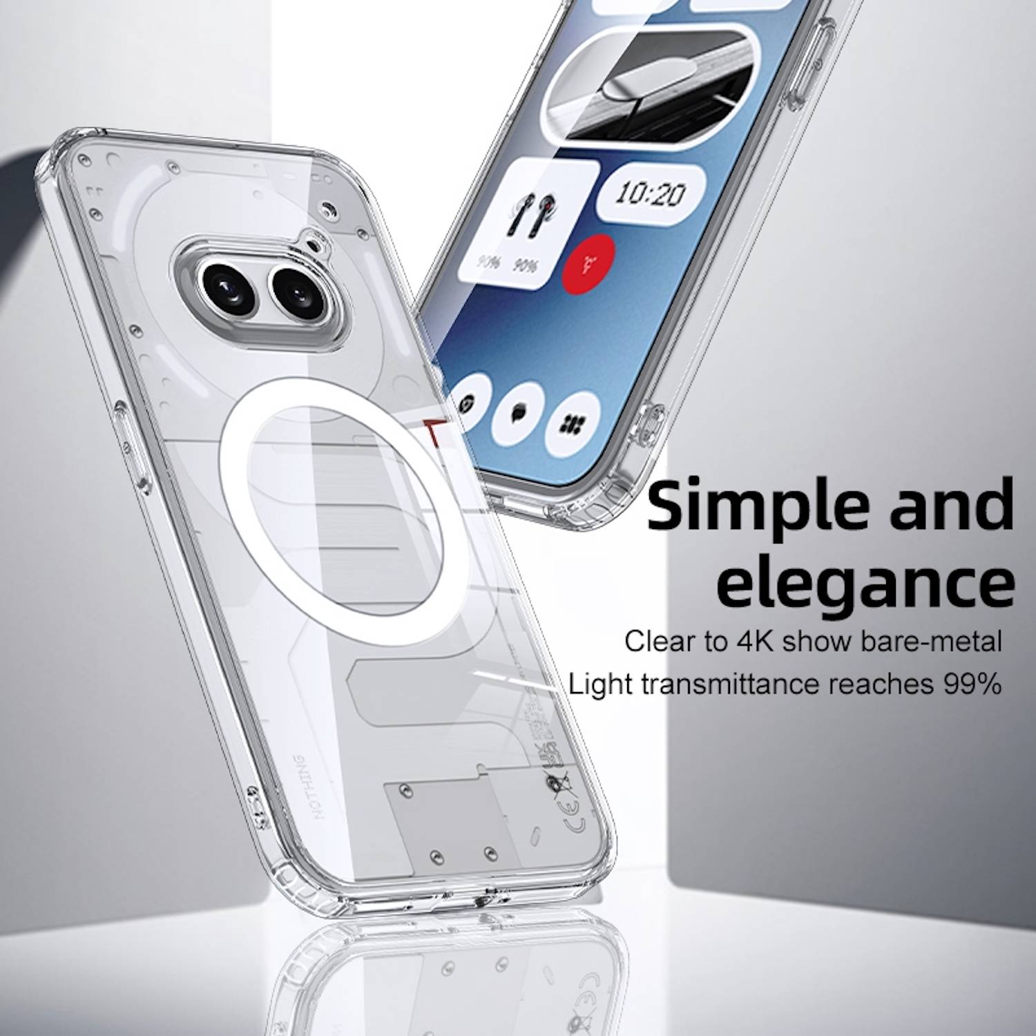Für Nothing Phone 2a / Plus MagSafe Schock TPU Hybrid PC Schutz Hülle