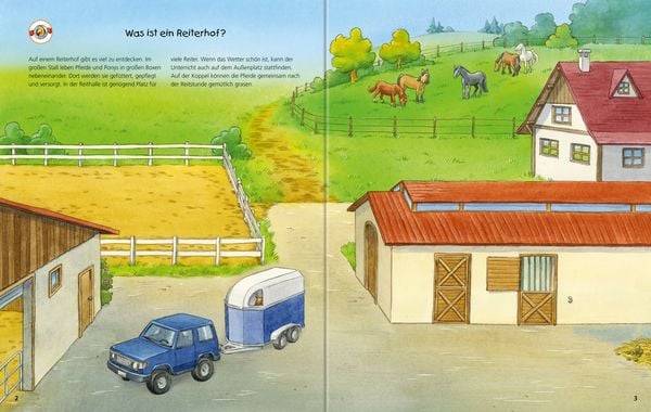 Wieso? Weshalb? Warum? Stickerheft: Pferde