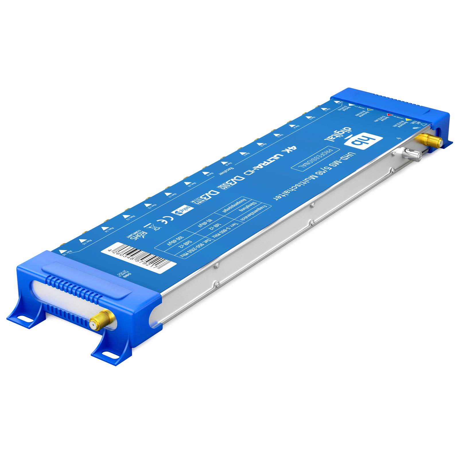 hb-digital Multischalter SAT UHD-MS 5/16 bis zu 16 Teilnehmer