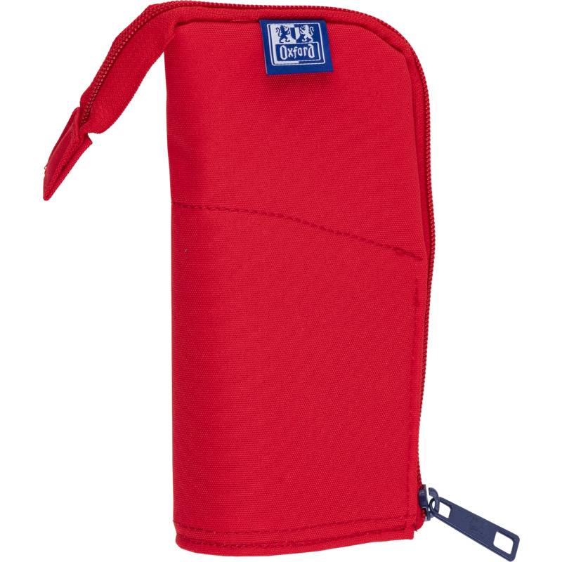 Oxford Schlamper-Etui "Stand-Up", Polyester, rot