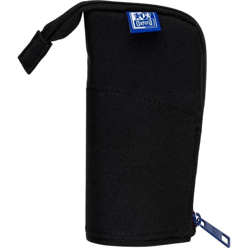 Oxford Schlamper-Etui "Stand-Up", Polyester, schwarz