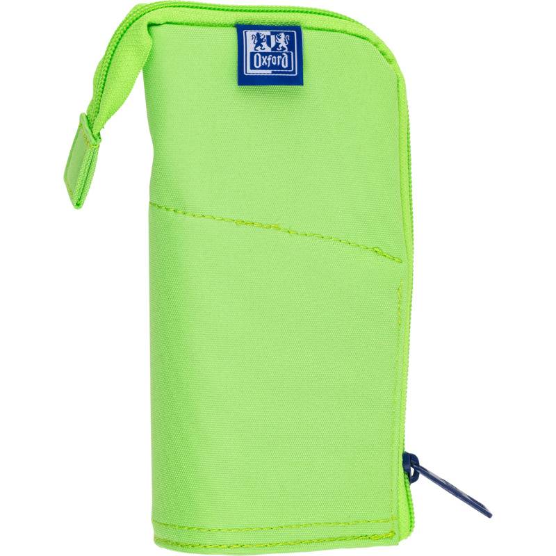 Oxford Schlamper-Etui "Stand-Up", Polyester, hellgrün