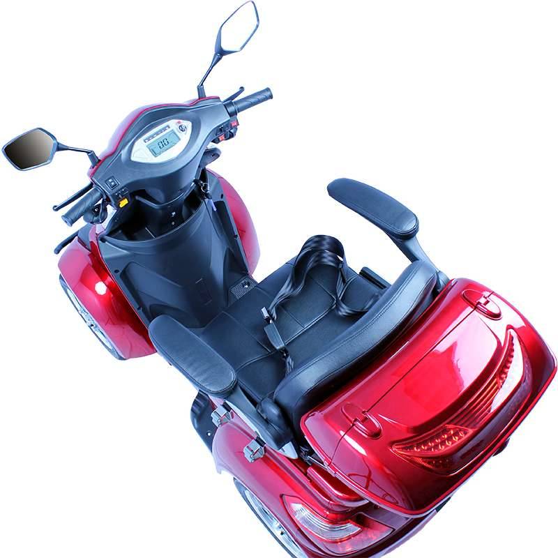 Elektromobil ECO ENGEL 531 Rot 1000 Watt Motor 4 Rad 25 km/h