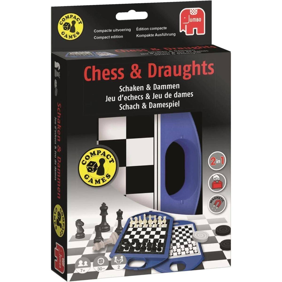 12763 - Schach und Dame Kompaktspiel