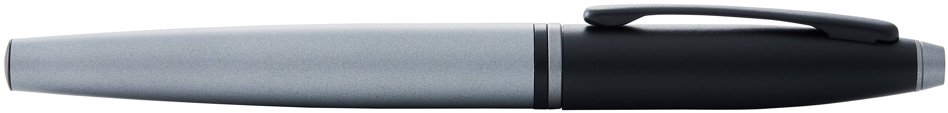 Füllfederhalter Cross Calais Mattgrau/Schwarz, Fein, in Geschenkbox