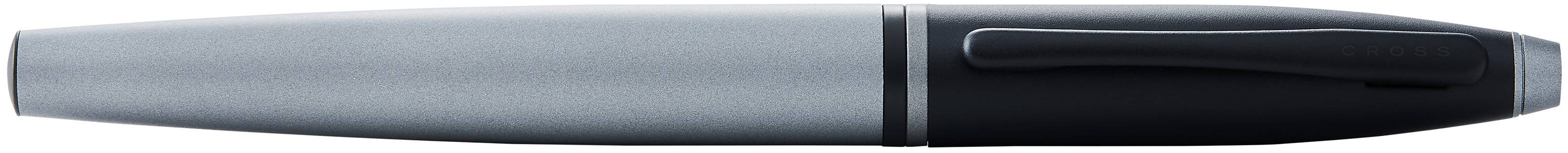 Füllfederhalter Cross Calais Mattgrau/Schwarz, Medium, in Geschenkbox