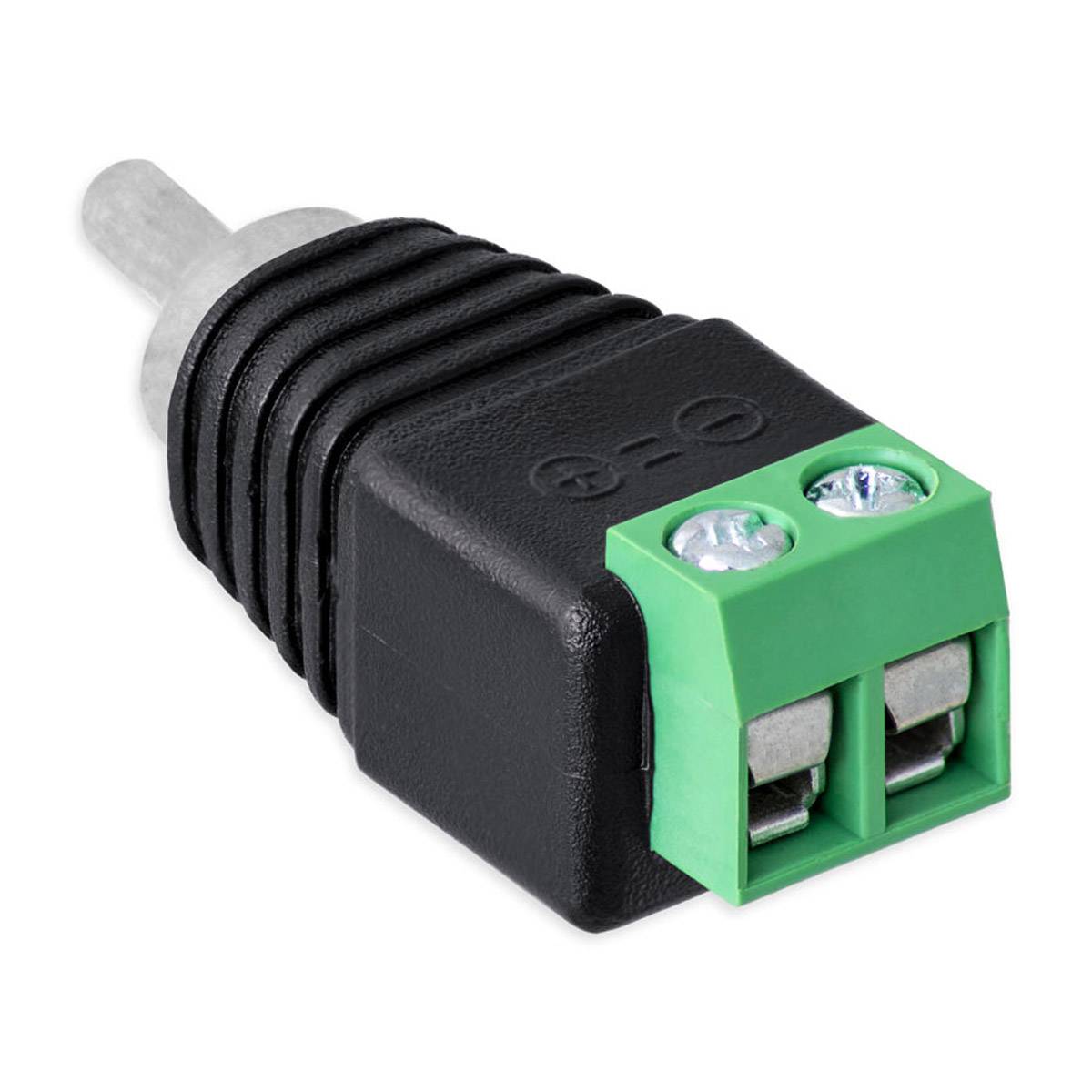 4x Cinch RCA-Stecker < Terminalblock 2 Pin Schraubklemme Adapter
