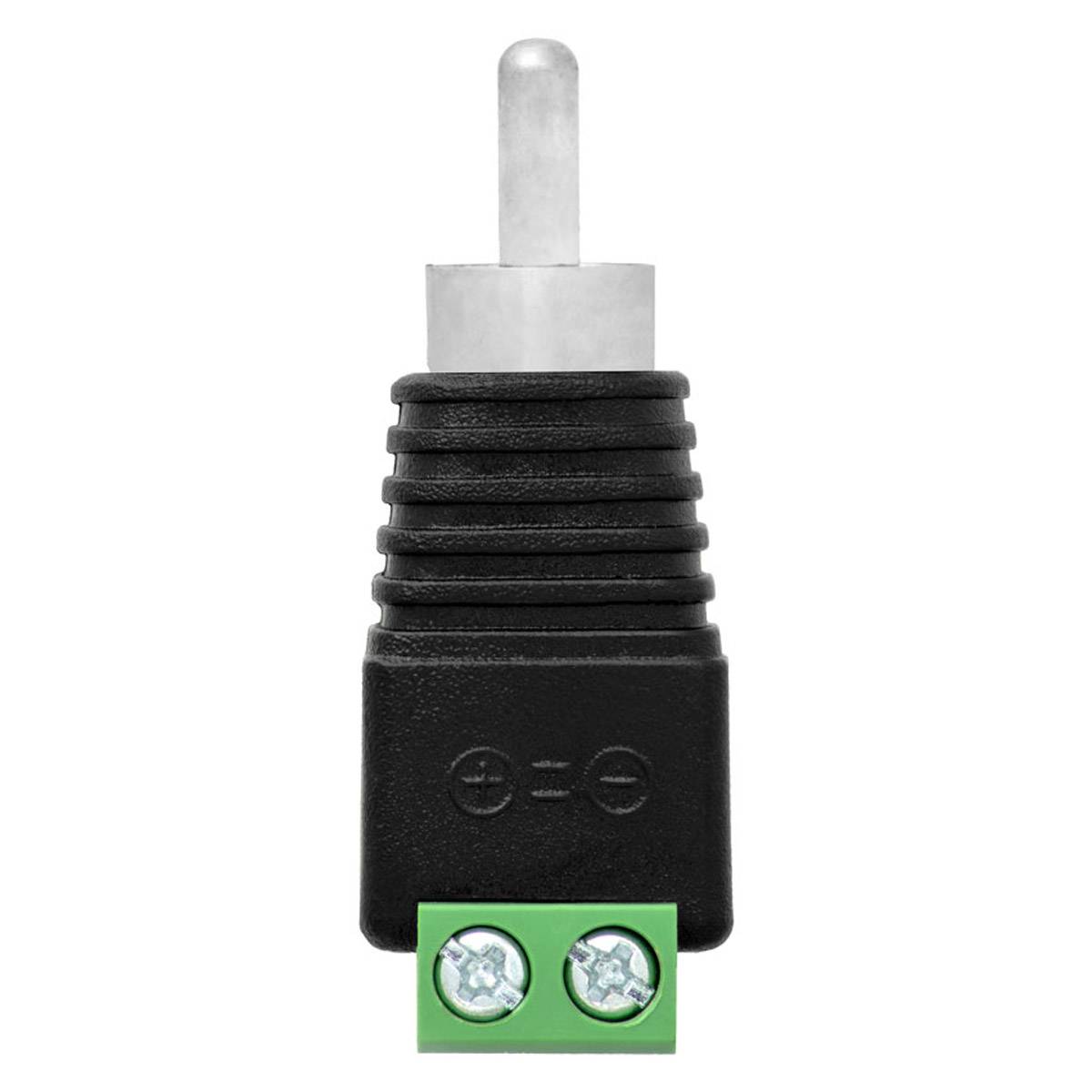 10x Cinch RCA-Stecker < Terminalblock 2 Pin Schraubklemme Adapter