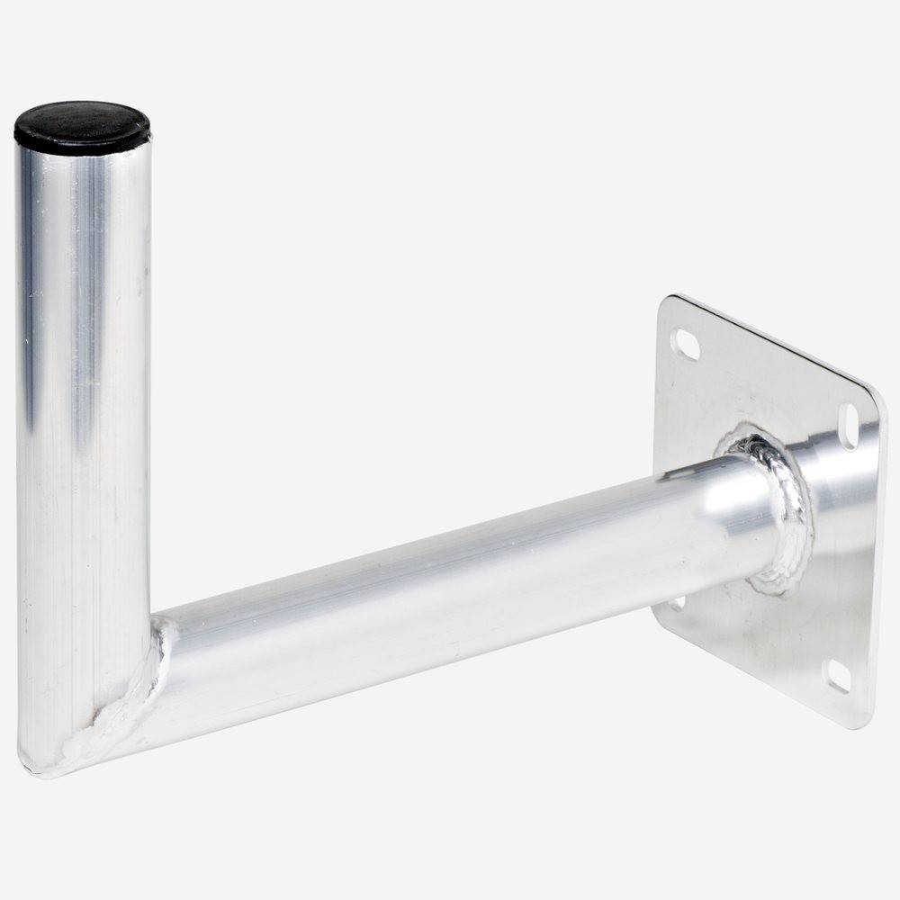 Fuba DAZ 300 Aluminium Wandhalter Sat-Schüssel 35cm Wandabstand - 26cm Länge - 50mm Rohrdurchmesser - Halterung für Satellitenschüssel
