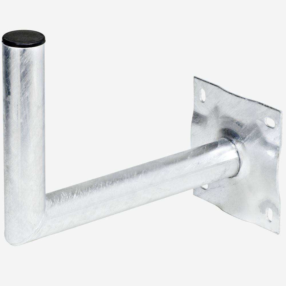 Fuba DSZ 350 Stahl Wandhalter Sat-Schüssel 35cm Wandabstand - 25cm Länge - 48mm Rohrdurchmesser - Halterung für Satellitenschüssel