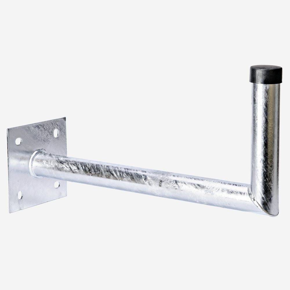 Fuba DSZ 550 Stahl Wandhalter Sat-Schüssel 55cm Wandabstand - 25cm Länge - 48mm Rohrdurchmesser - Halterung für Satellitenschüssel