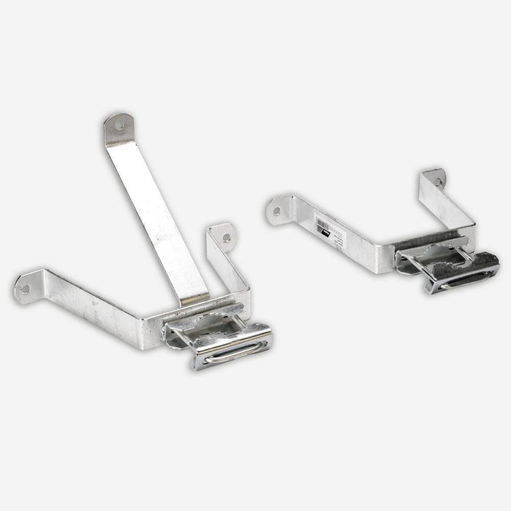 Fuba DMH 200 Mauerhalterung für Antennenmasten 42 bis 60 mm Mastschelle - Wandabstand 18cm - Stahl feuerverzinkt, 1 Paar