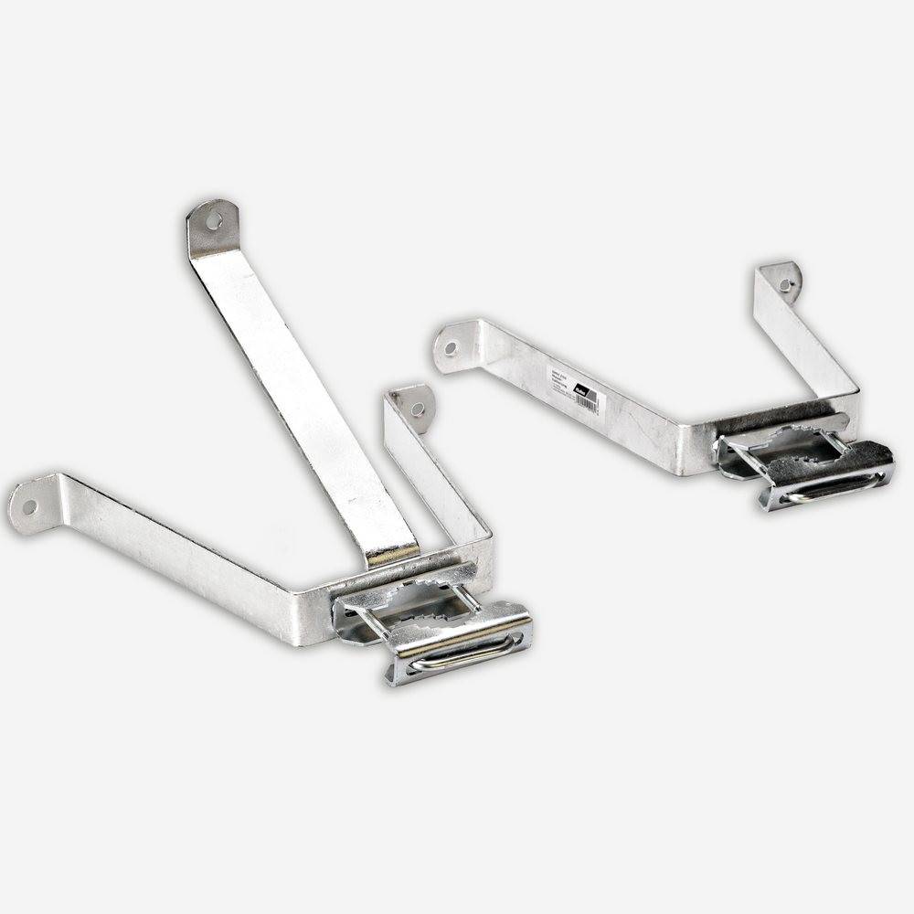 Fuba DMH 250 Mauerhalterung für Antennenmasten 48 bis 60 mm Mastschelle - Wandabstand 25cm - Stahl feuerverzinkt, 1 Paar