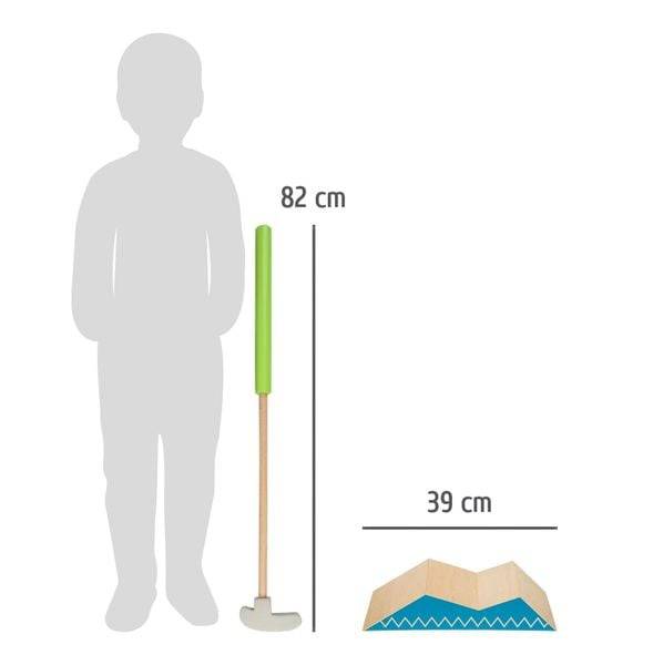Small foot 11964 - Minigolf Set Active, Holz 16-teilig