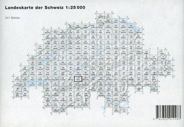 Swisstopo 1 : 25 000 Mürren