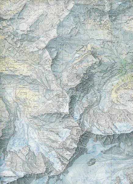 Swisstopo 1 : 25 000 Mürren