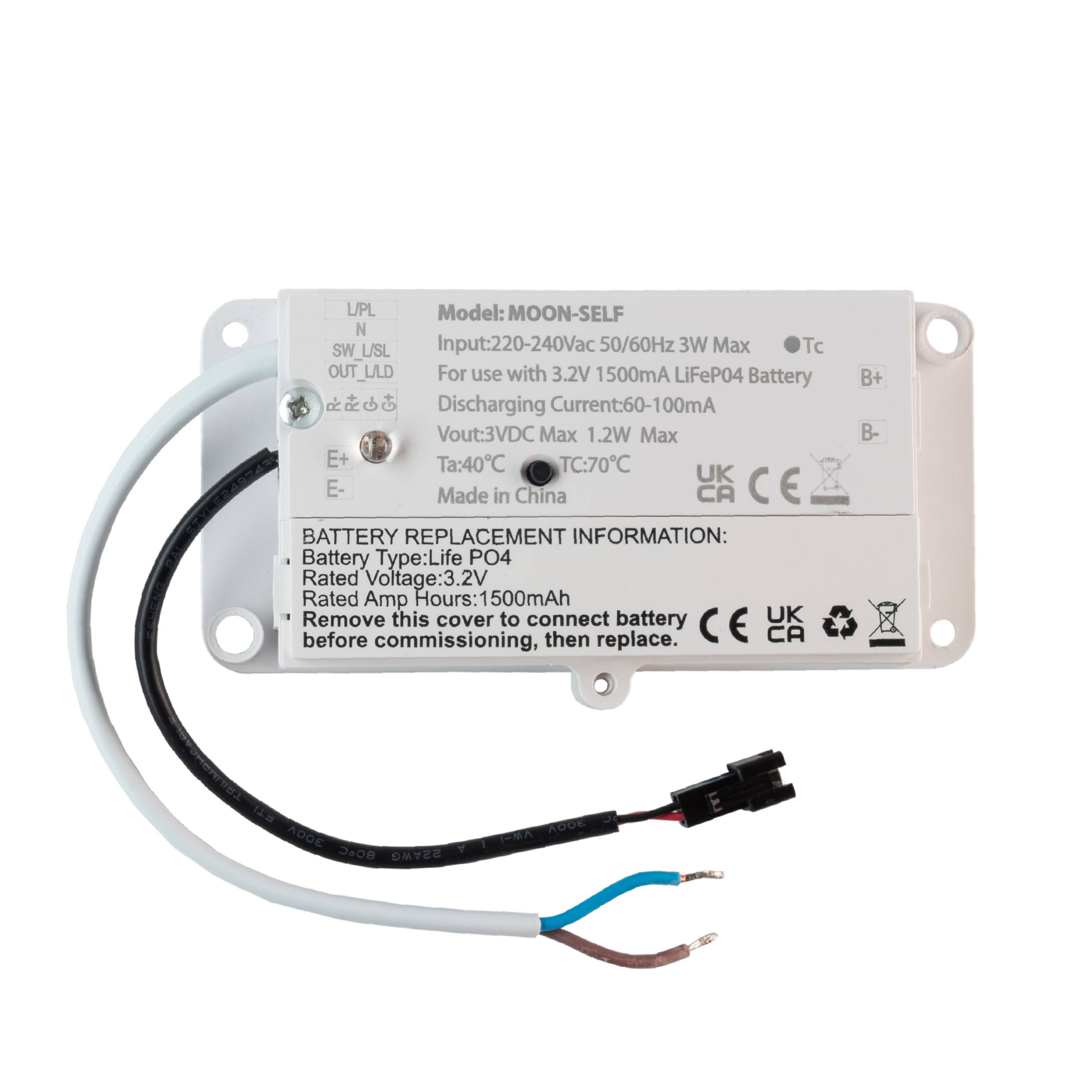 LED's light PRO Akkupack für Notlichfunktion LiFePO4 3,2V 1500mAh