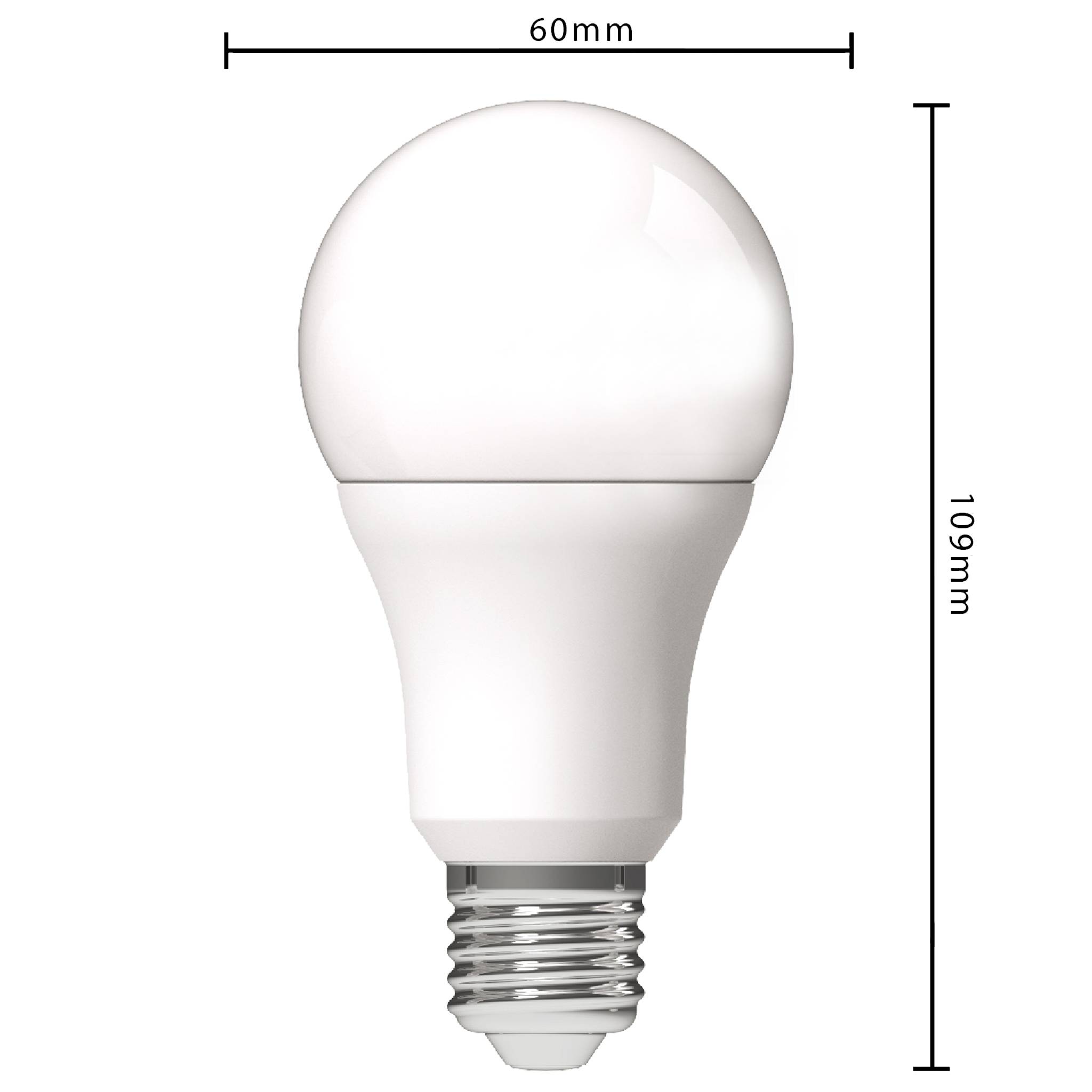 LED's light LED Glühbirne E27 9.5W warmweiß Opal A60