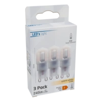 LED's light LED Kapsel G9 2.5W warmweiß Frosted 3-Pack LED's light LED Kapsel G9 2.5W warmweiß Frosted 3-Pack