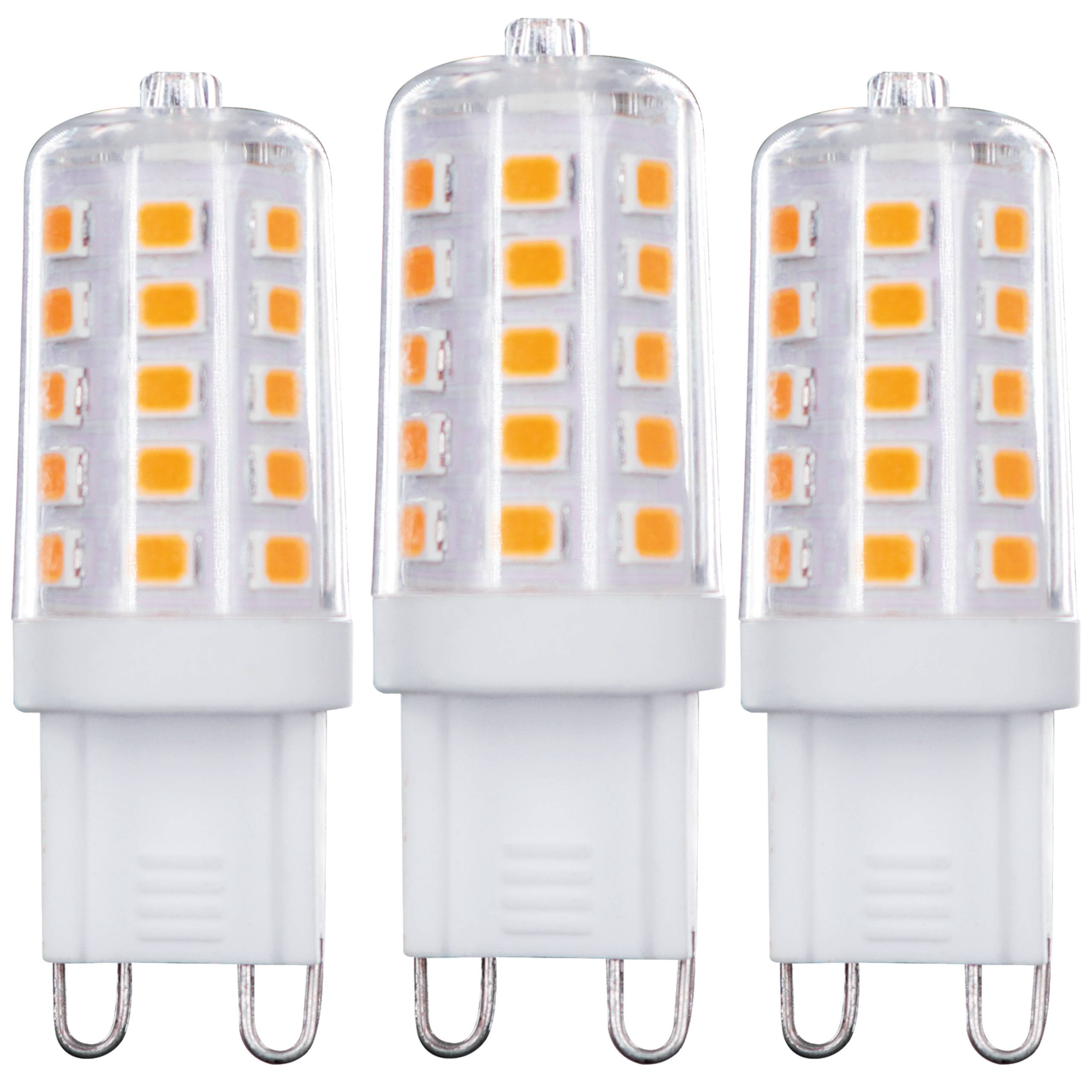 LED's light LED Kapsel G9 dimmbar 3.5W warmweiß Klar 3-Pack