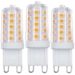 LED's light LED Kapsel G9 dimmbar 3.5W warmweiß Klar 3-Pack LED's light LED Kapsel G9 dimmbar 3.5W warmweiß Klar 3-Pack