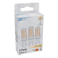 LED's light LED Kapsel G9 dimmbar 3.5W warmweiß Klar 3-Pack LED's light LED Kapsel G9 dimmbar 3.5W warmweiß Klar 3-Pack