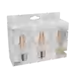LED's light LED Birne E27 7,0W warmweiß Klar A60 3-Pack LED's light LED Birne E27 7,0W warmweiß Klar A60 3-Pack