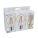 LED's light LED Birne E27 7,0W warmweiß Klar A60 3-Pack LED's light LED Birne E27 7,0W warmweiß Klar A60 3-Pack
