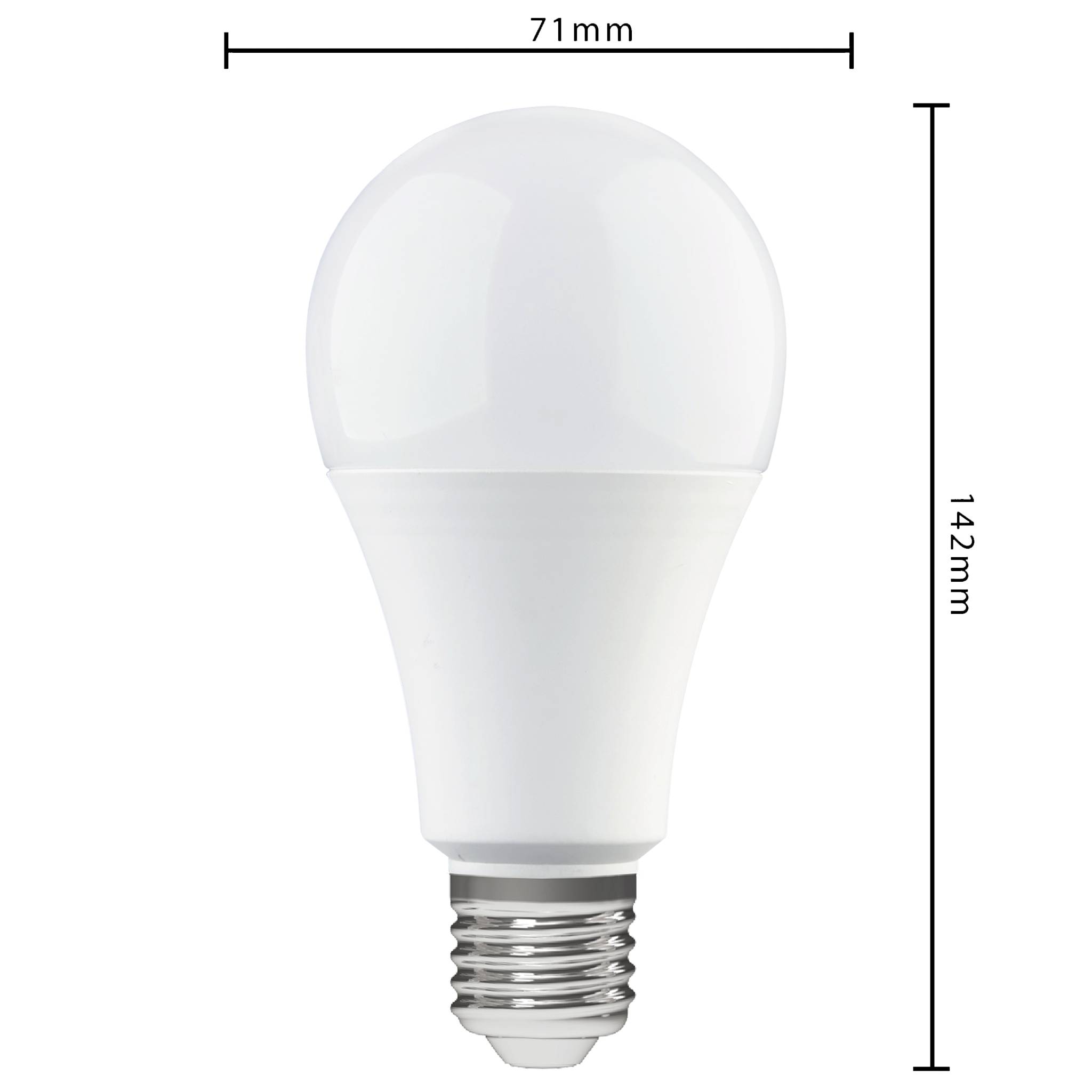 LED's light LED Birne E27 16,0W warmweiß Opal A70