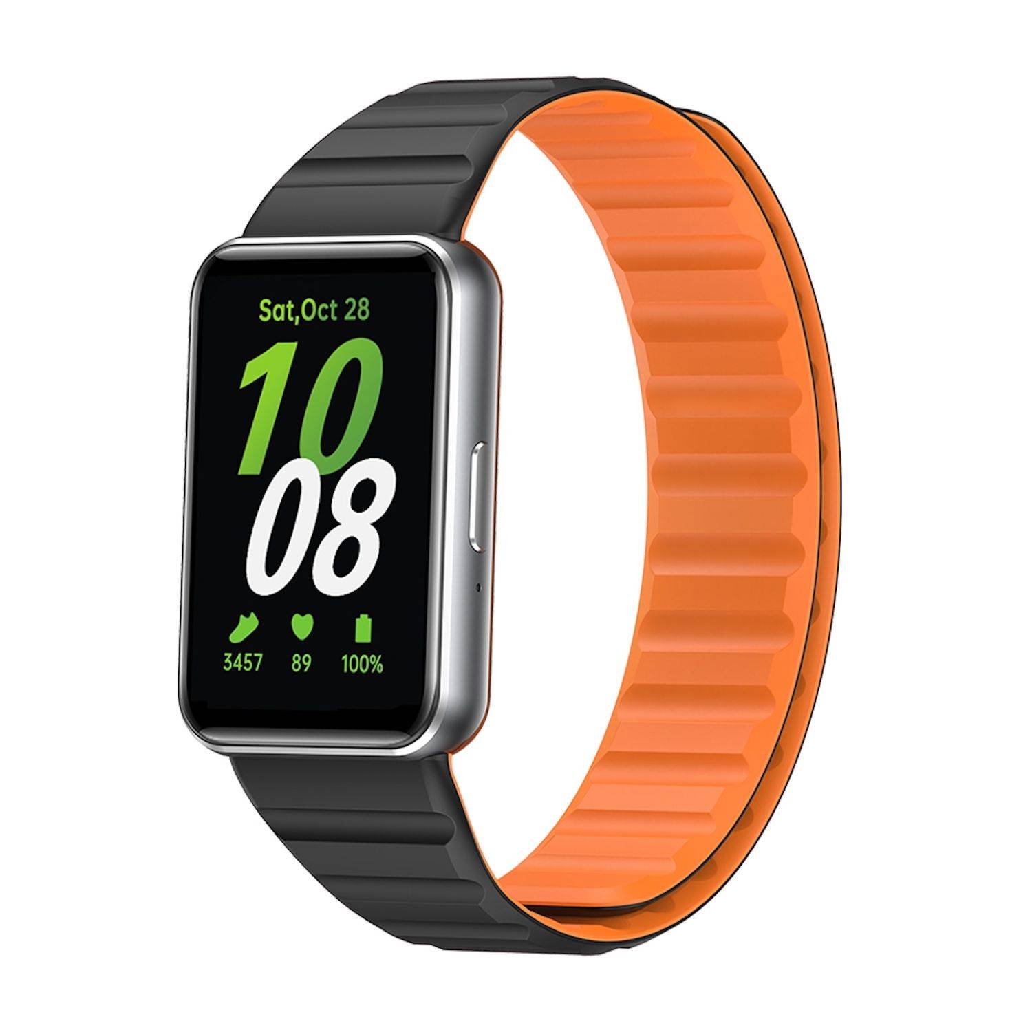 Für Samsung Galaxy Fit 3 Design Magnet Verschluss Silikon Arm Band