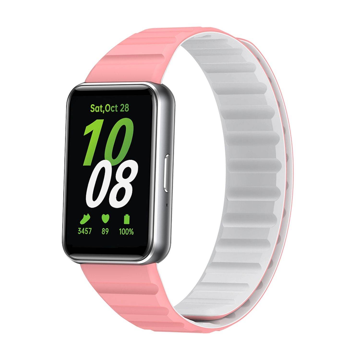 Für Samsung Galaxy Fit 3 Design Magnet Verschluss Silikon Arm Band