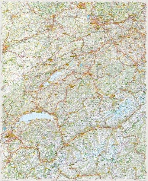 MARCO POLO Regionalkarte Schweiz 01 - westlicher Teil 1:200.000