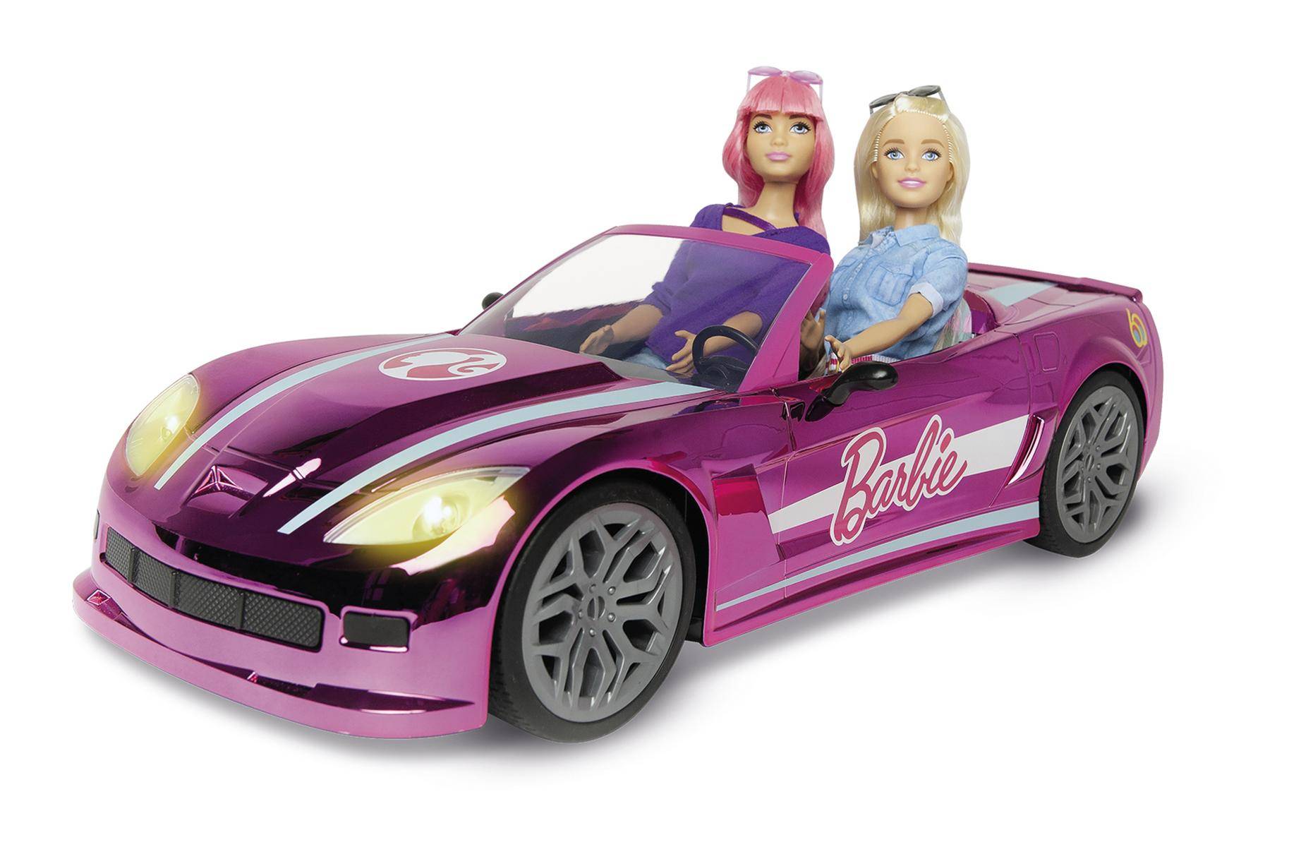 Happy People - Ferngesteurtes Auto - Barbie Dream Car (40 cm) mit Licht, kompatibel mit Barbie