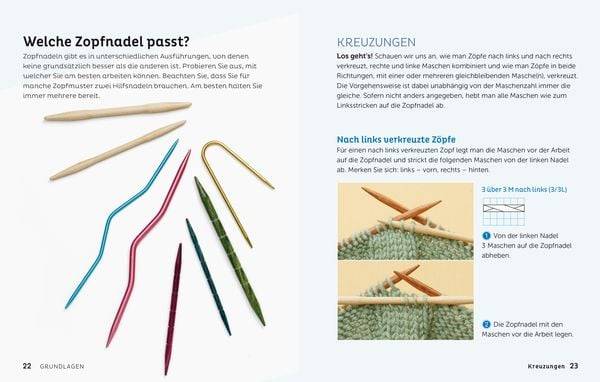 Linker Zopf – rechter Zopf: 94 Zopfmuster