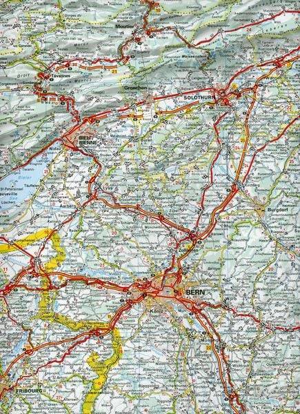Suisse Sud-Ouest - Michelin Regional Map 552