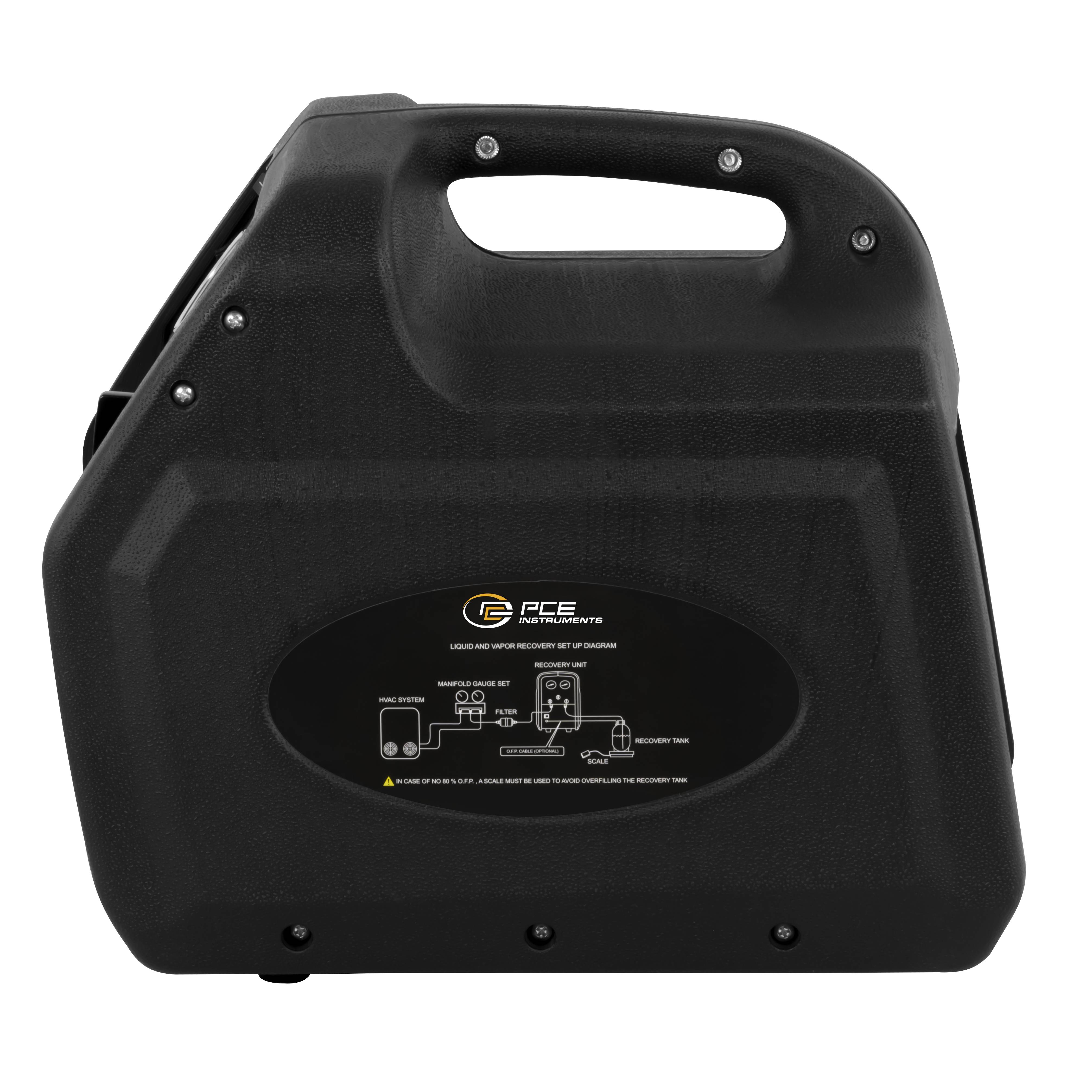 PCE Instruments Rückgewinnungsgerät für Kältemittel PCE-RRM 250 |38,5 bar |Motorleistung 0,75PS |ölfrei |luftgekühlt