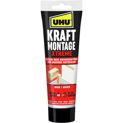 UHU KRAFT Montagekleber XTREME, 175 g Tube