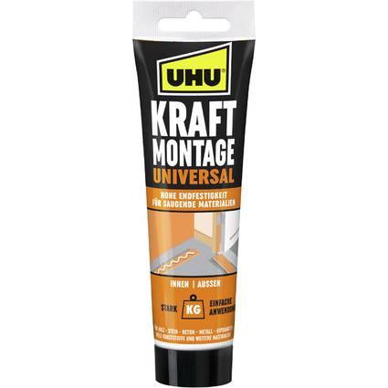 UHU KRAFT Montagekleber UNIVERSAL, weiß, 200 g Tube