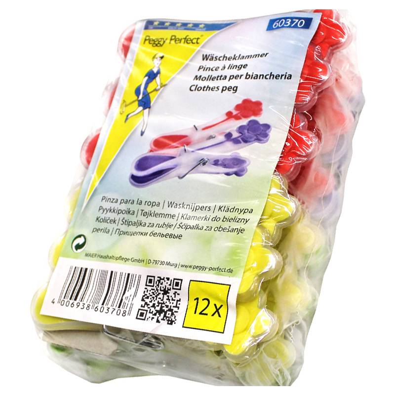 Peggy Perfect Wäscheklammern "Sunflower", 12er Pack