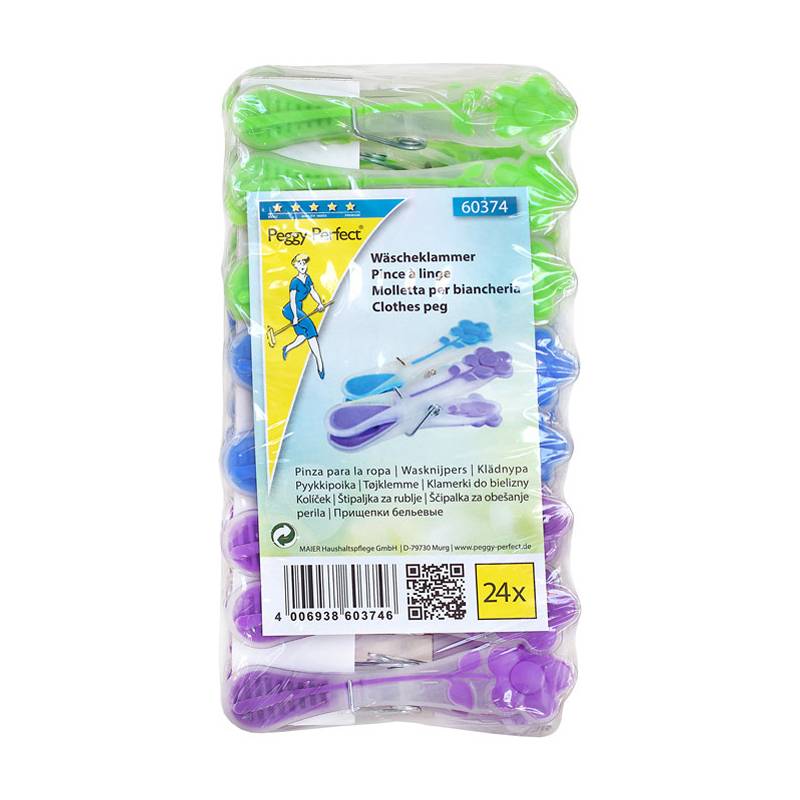 Peggy Perfect Wäscheklammern "Sunflower", 24er Pack