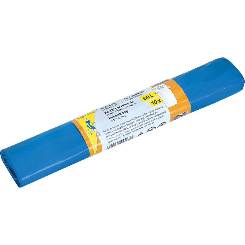Peggy Perfect Müllsäcke LDPE, 60 Liter, blau