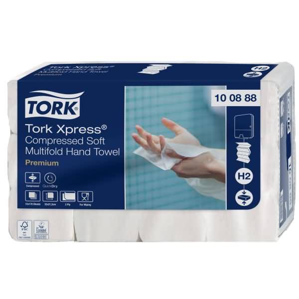 Papierhandtuch Express Premium 100888 H2 Interfold 2-lagig 32x21,2cm 12x170 Stück