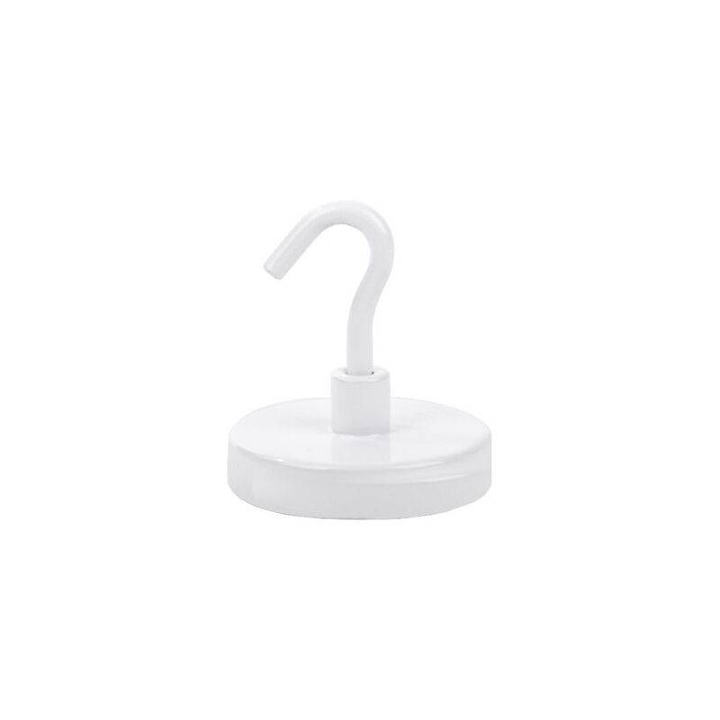 pavo Hakenmagnet, weiß, Durchmesser: 25 mm, 3er Pack