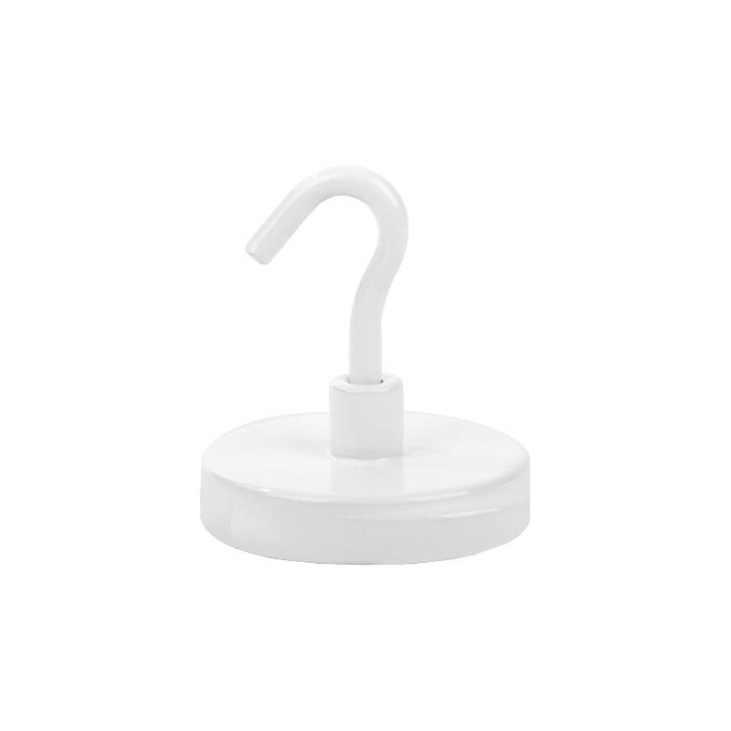 pavo Hakenmagnet, weiß, Durchmesser: 36 mm, 2er Pack