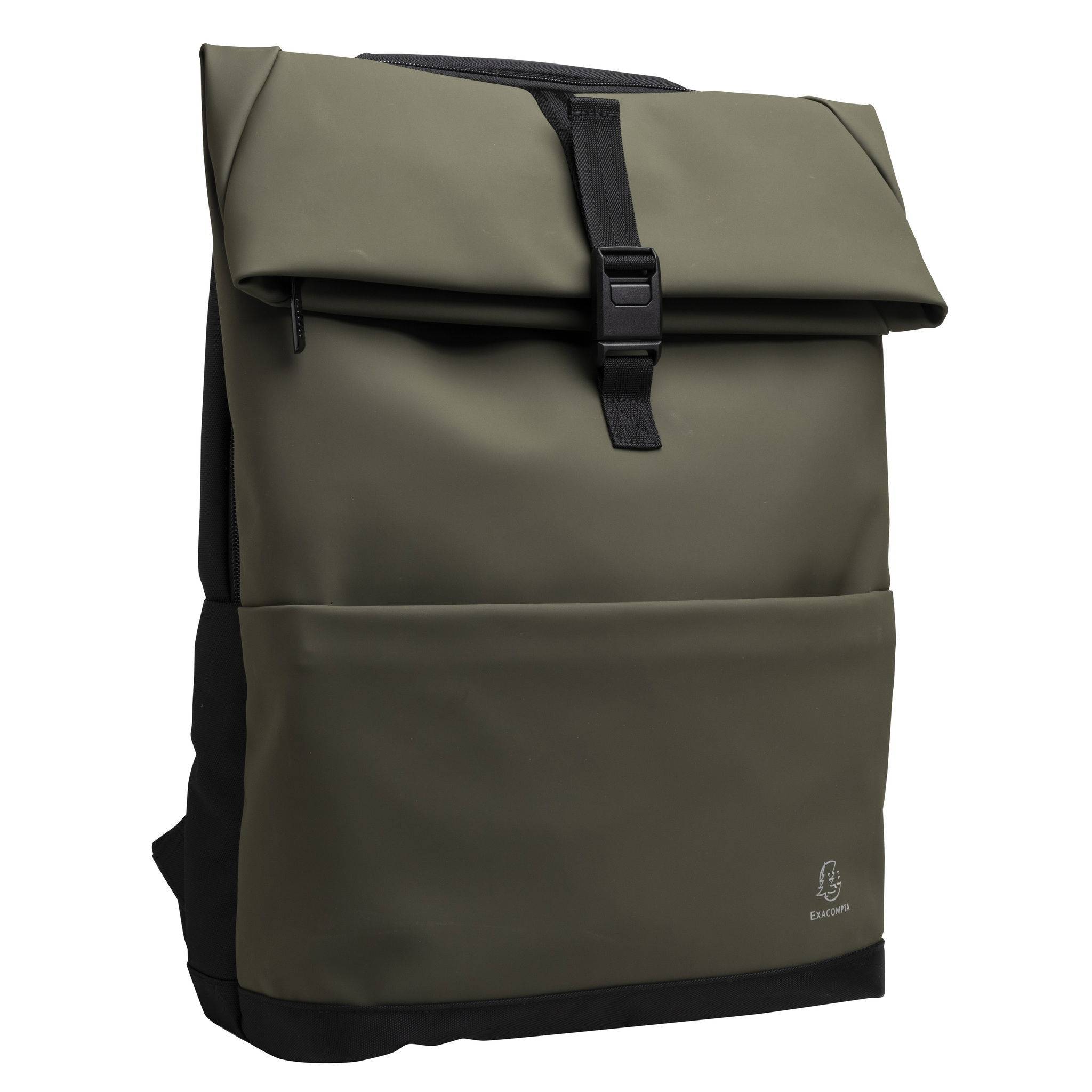 Exacompta Laptoprucksack mit 2 Fächern, 37x46x16 cm, Exactive - Khaki - 17535E