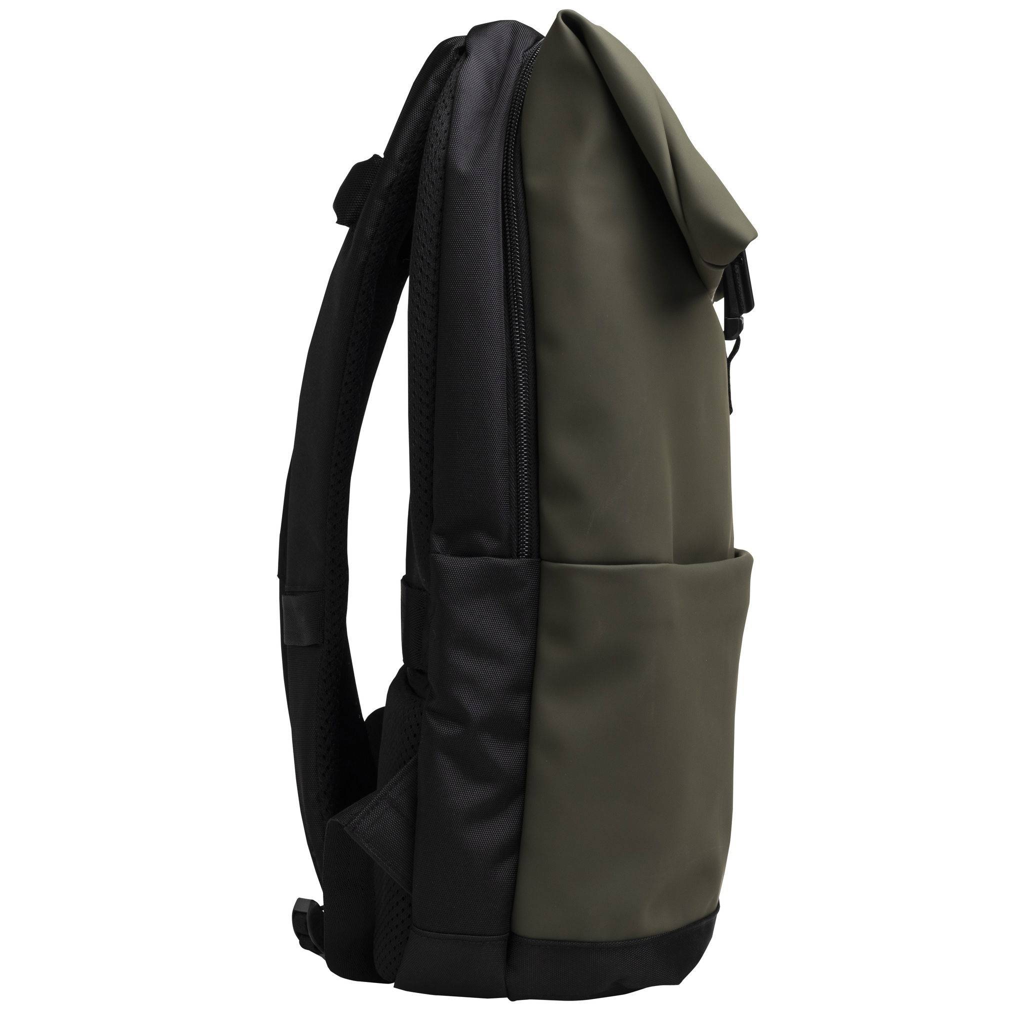 Exacompta Laptoprucksack mit 2 Fächern, 37x46x16 cm, Exactive - Khaki - 17535E
