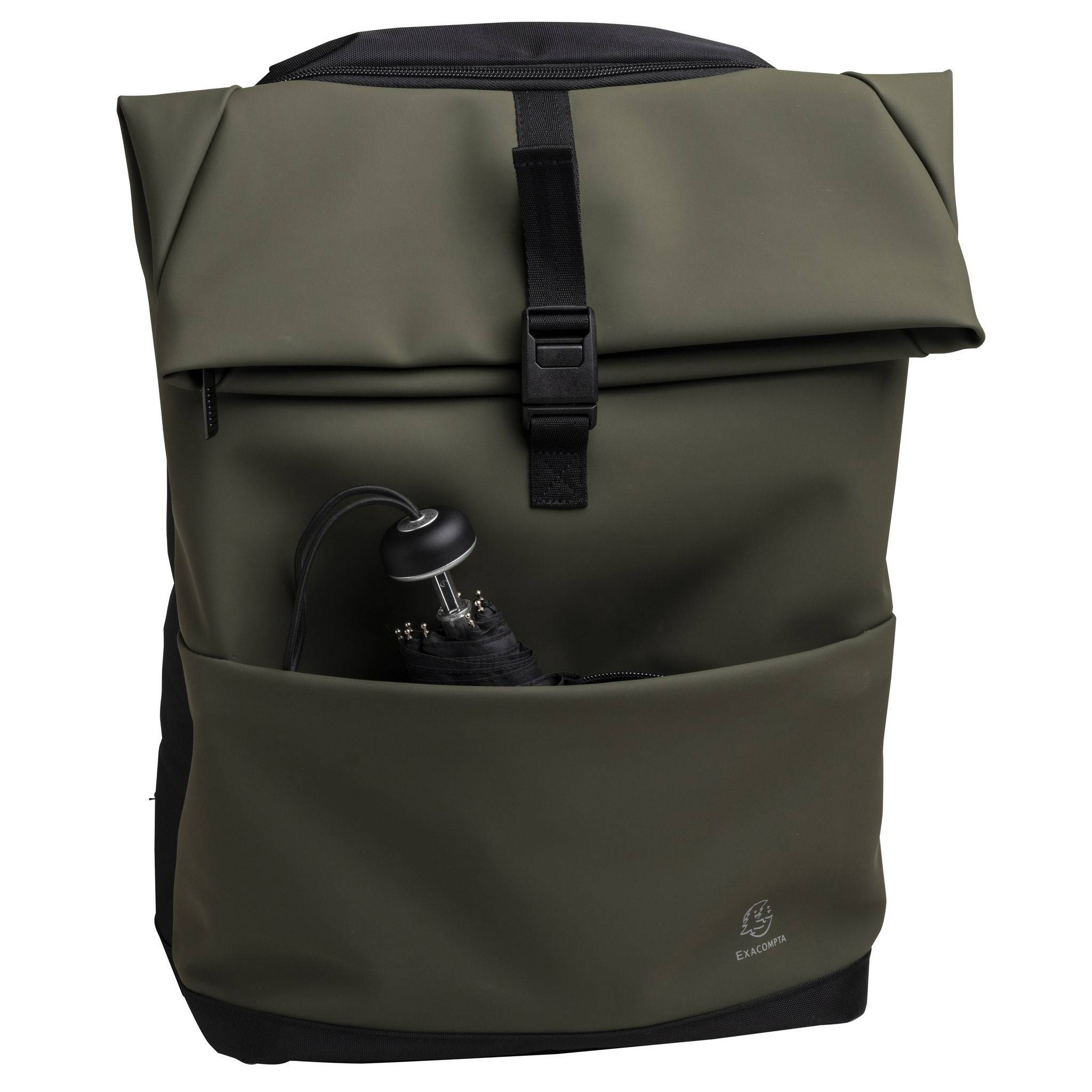 Exacompta Laptoprucksack mit 2 Fächern, 37x46x16 cm, Exactive - Khaki - 17535E