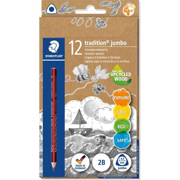 Schreiblernbleistifte tradition jumbo 2B 12 Stück